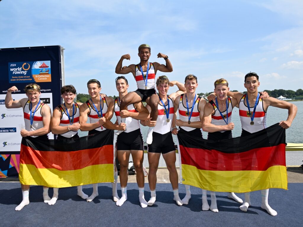 2024 u19 u23 senior world champs st catharines canada dritter platz achter deutschland baldeneysee